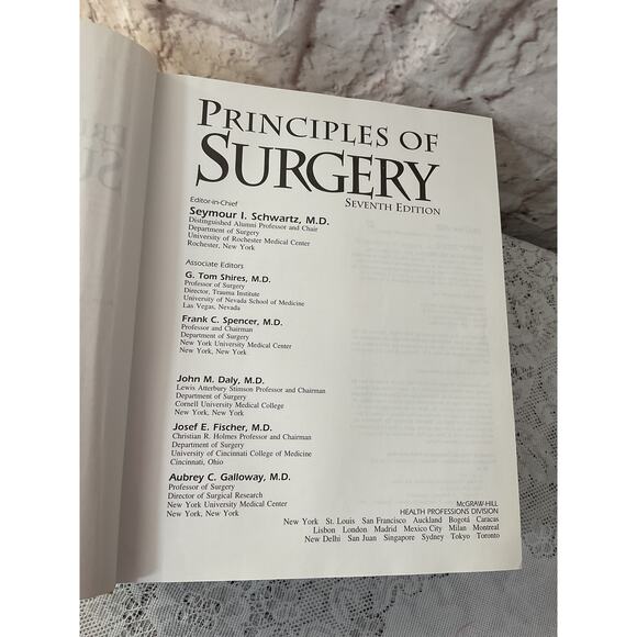 1999 Principles Of Surgery 7th Edition Hardback VG - Picture 4 of 8
